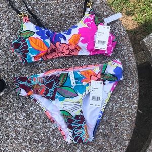 Trina Turk radiant blossoms bikini NWT